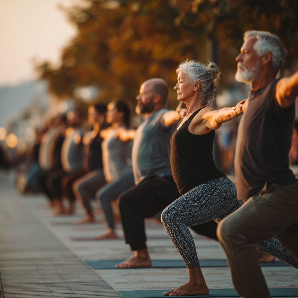 Спільнота практикуючих йогу, атмосфера підтримки та гармонії